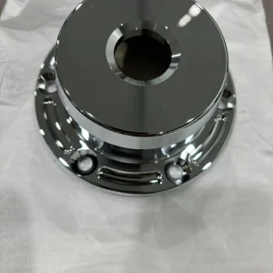 Chrome billet front wheel hub oilers