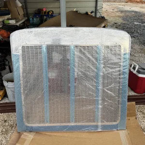 Stainless Steel Grille Surround for a Peterbilt 379