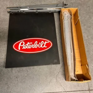 Peterbilt mud flaps & SS polish hangers
