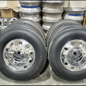 Wheels and Tires 11R24.5 for Peterbilt Kenworth Mack Volvo Freightliner International