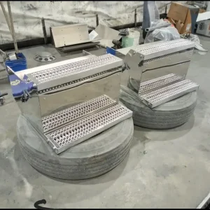 Custom built steps for 379 Peterbilt