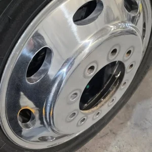 16 ply tires mounted on old style Peterbilt oval rims 11R24.5