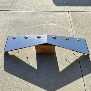 Peterbilt 389/386/379 Bow Tie Drop Visor