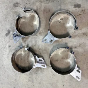 8” exhaust clamps