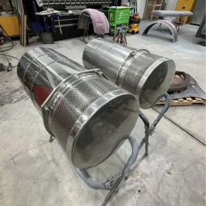 15” Peterbilt breathers